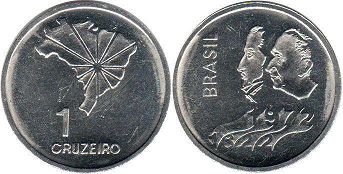moeda brasil 1 cruzeiro 1972 Independence