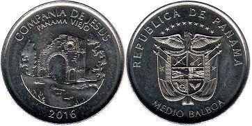 coin Panama 1/2 balboa 2016