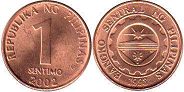 coin Philippines 1 centimo 2002