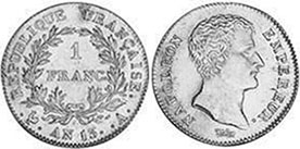 coin France 1 franc 1805