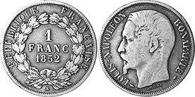 piece France 1 franc 1952