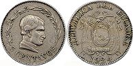 coin Ecuador 5 centavos 1924