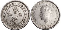 香港硬币 5 仙 1937