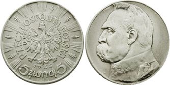 coin Poland 5 zlotych 1935