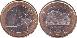 moneta Andora 1 euro 2016