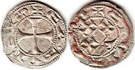 coin Kahors denier no date (XII-XIII century)