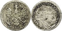 coin Poland poltorak (1 1/2 groszy) 1756