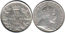 pièce de monnaie canadian old pièce de monnaie 10 cents 1906
