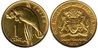 coin Guyana 1 cent 1976