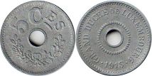 coin Luxembourg 5 centines 1915
