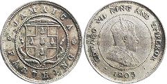 coin Jamaica 1 farthing 1903