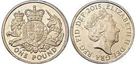 coin UK pound 2015