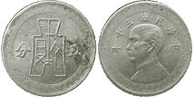 coin China 5 cents 1941