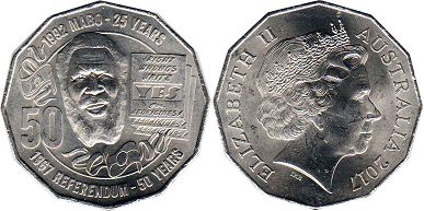 coin Australia 50 cents 2017