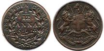coin East India Company 1/12 anna 1835