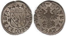 coin Lorraine double denier no date (1625-1634)