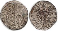 coin Lorraine denier no date (1608-1624)