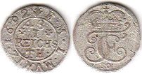 coin Munster 1/48 taler 1692