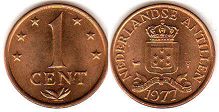 coin Netherlands Antilles 1 cent 1977