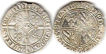 coin Flanders Double gros no date (1419-1467)