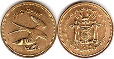coin Belize 1 cent 1974