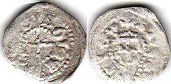 coin Livonia pfennig no date (1430-1465)