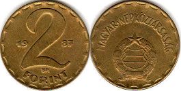 coin Hungary 2 forint 1988