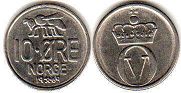 mynt Norge 10 öre 1969