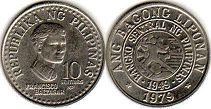 coin Philippines 10 centimos 1979