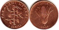 coin Tonga 1 seniti 2005