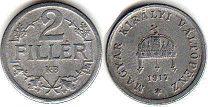 coin Hungary 2 filler 1917