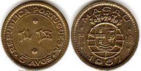 coin Macau 5 avos 1967