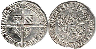 coin Flanders Double gros no date (1389)