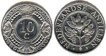 coin Netherlands Antilles 10 cents 1999