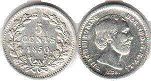 Münze Niederlande 5 Cents 1850