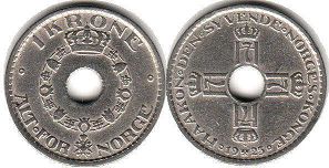 coin Norway 1 krone 1925