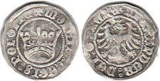 coin Poland half groschen 1501-1506