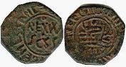 coin Sicily 1/2 follaro no date (1166-1189)