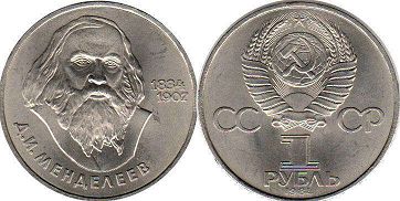 coin USSR 1 rouble 1984