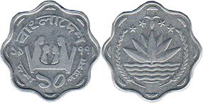coin Bangladesh 10 poisha 1977