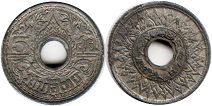 coin Thailand 5 satang 1945