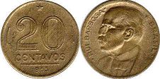 coin Brazil 20 centavos 1955