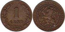 monnaie Pays-Bas 1 cent 1883