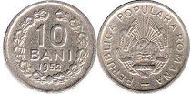 coin Romania 10 bani 1952