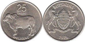 coin Botswana 25 thebe IPELEGENG