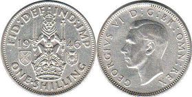 monnaie UK 1 shilling 1946
