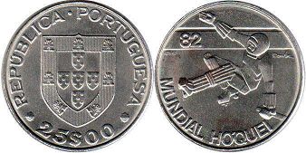 coin Portugal 25 escudos 1982
