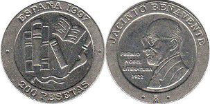 monnaie Espagne 200 pesetas 1997