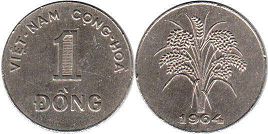 coin South Viet Nam 1 dong 1964