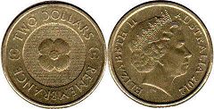 australian commemmorative coin 2 dollars 2012